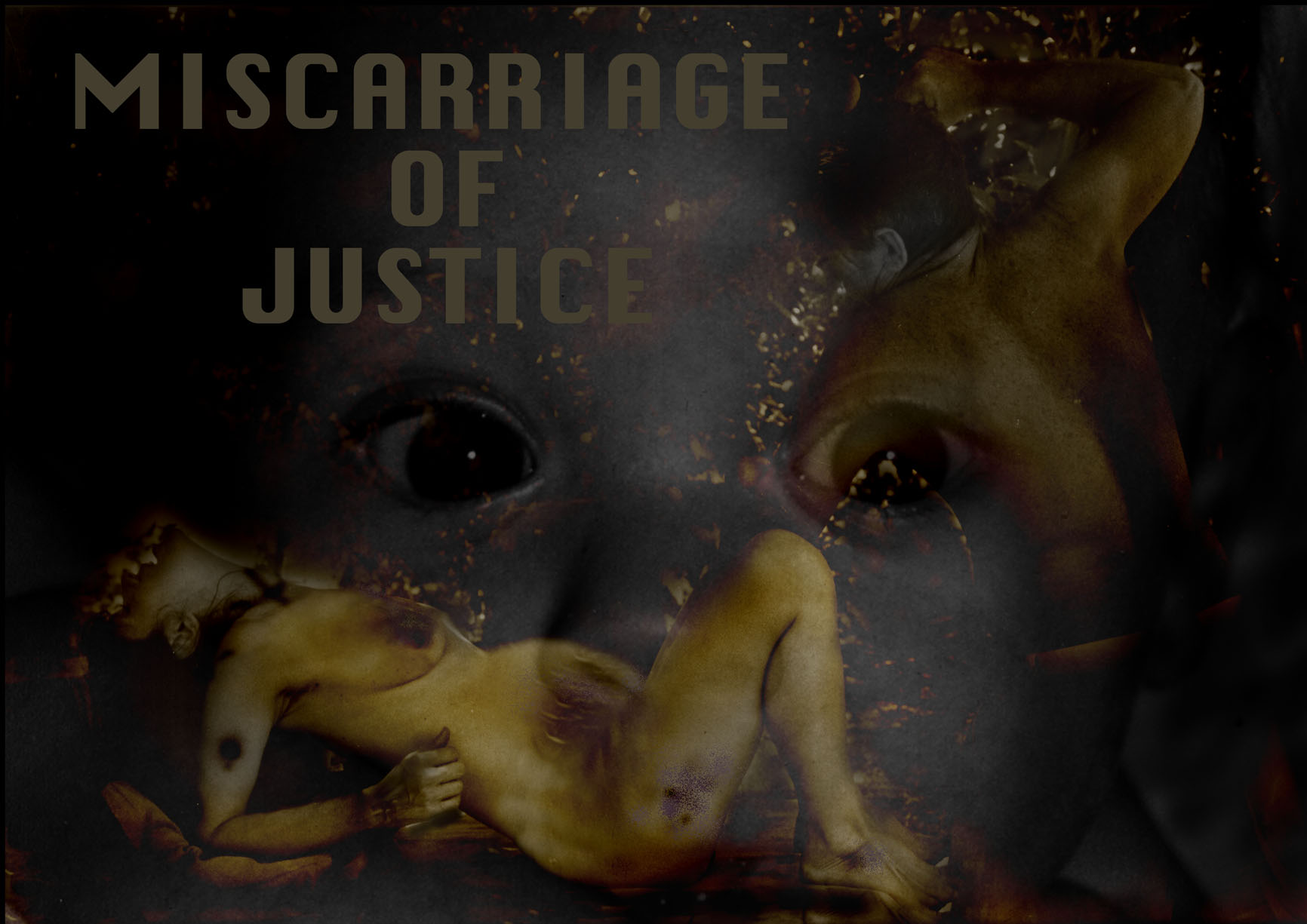 Miscarriage of Justice: digital image exploring domestic violence against women and its composite abusive judicial system